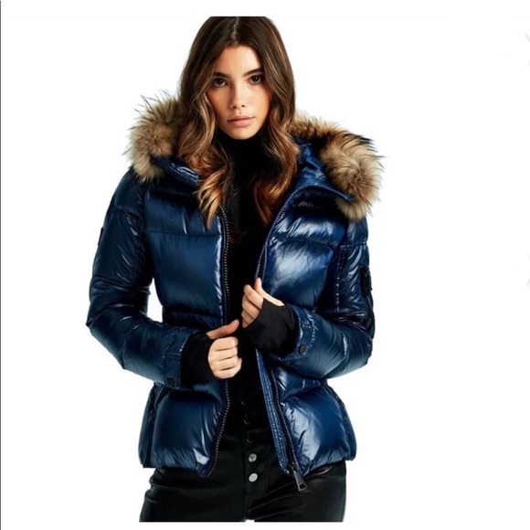 Sam Blake Down Jacket W Real Fox Fur 